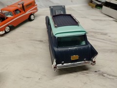 Model Junkyard/parts Plastic ,Nice Custom Car Lot Of 2 Chevy 57 Nomad Cars