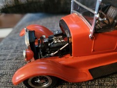 Neat Built up Vintage Lil John Buttera’s 27 T Touring Ford Street Rod Model car