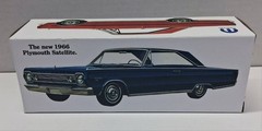 1966 Plymouth Satellite Custom Made Promo Style Model BOX ONLY NO CAR Mopar