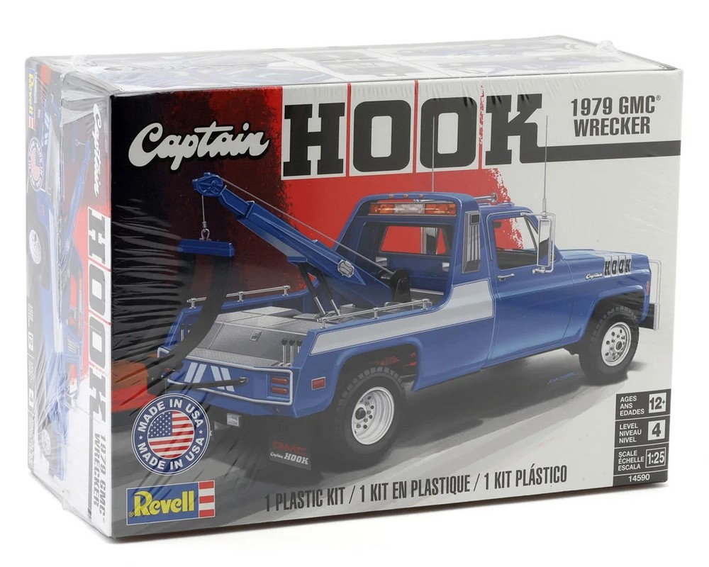 Revell 1/25 Captain Hook 1979 GMC Wrecker Model Kit RMX14590