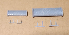 3D RESIN PRINTED 1EA 1/24 1/25 DUALLY OR DRAG TURBO WING WITH MOUNTS 60mm & 40mm