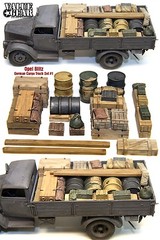 1/35 German Truck Load #1 Resin – Opel Blitz and Tamiya Cargo Truck – Value Gear