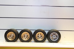 A-24 1/25 scale racing, model car kits, parts dirt track tires and wheels ,