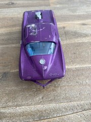 Vintage 1960’s Corvette Sting Ray Built Model Car 76BP Purple Vette FREE SHIP