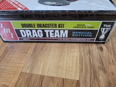AMT Double Dragster 1:25 Scale Model Kit In Tin container 627 New & Sealed