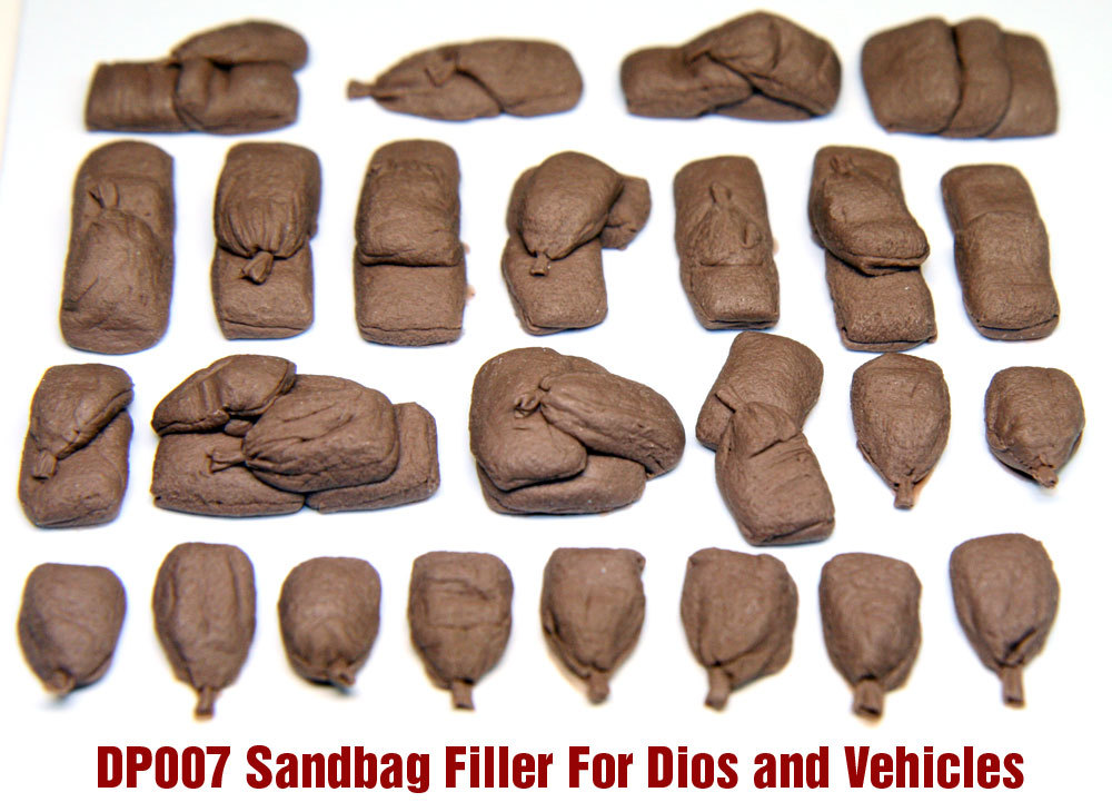 1/35 Sandbag Filler and Small Piles – Value Gear Details DP007