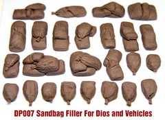1/35 Sandbag Filler and Small Piles – Value Gear Details DP007