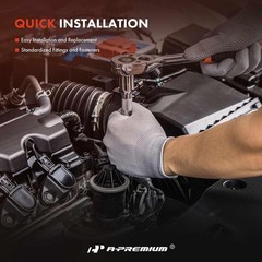 A-Premium Engine Coolant Radiator Reservoir Hose Upper Compatible with Ford