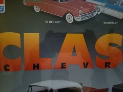 NIP. Amt 8099 Classics Chevrolet Model Kit 1/25 Scale, 3 Complete Kits,