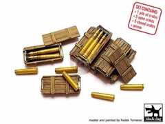 Black Dog 1/72 German Tiger I Tank WWII 8.8cm SpGr L/45 Gun Ammo & Crates T72120
