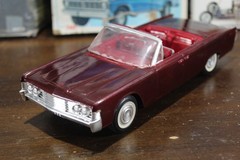 Original AMT 1965 Lincoln Continental Convertible Clean Build 1/25