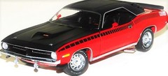 Plymouth Cuda Classic Custom Built Metal Model Concept Hot Rod Race Car