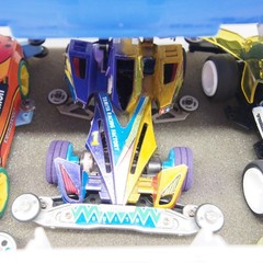 Tamiya Mini 4WD & Parts Set Vintage From Japan