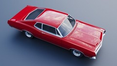 ABS-LIKE RESIN 3D PRINTED 1/25 1968 FORD GALAXIE 500 2-DOOR FASTBACK KIT