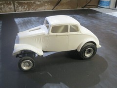 33′ Willys Stock Roof Coupe 1/25 Resin Body From Fremont Racing Specialties