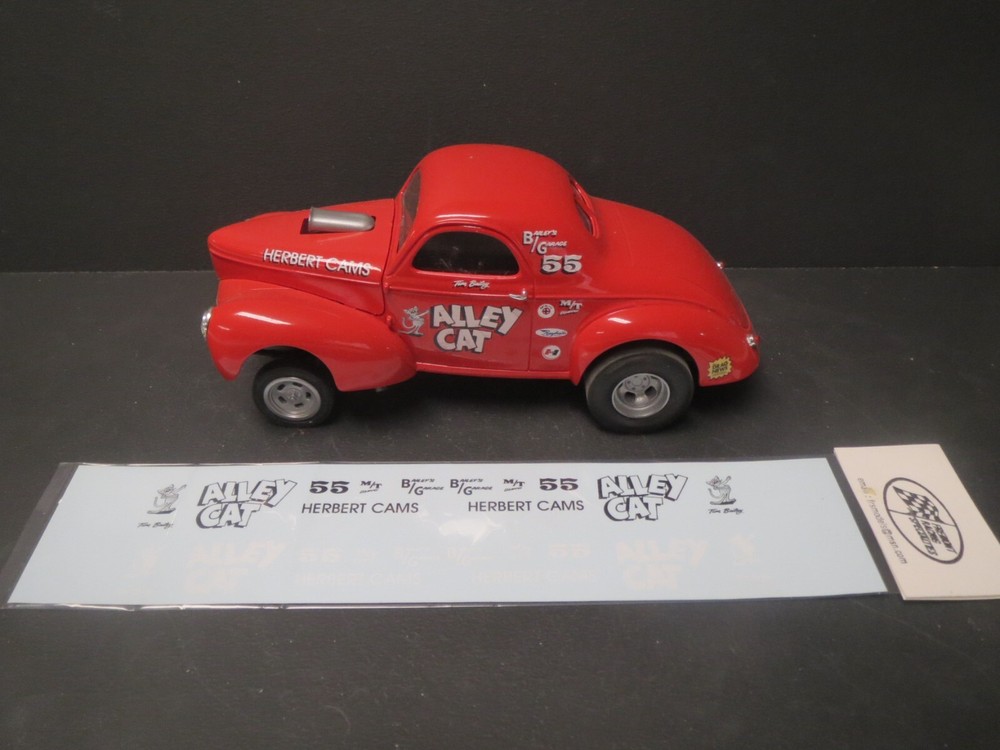 Alley Cat 41′ Willys B/GS 1/25 Decal from Fremont Racing Specialties