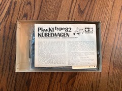 NEW IN BOX! Pkw.K1 Type 82 Kubelwagen German VW Jeep 1:35 Scale Model Kit Tamiya