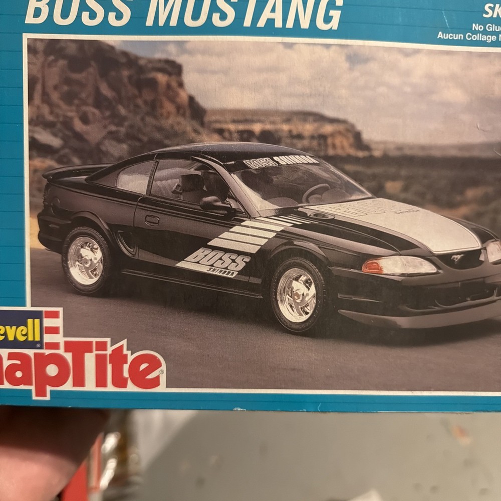 Revell Ford Boss Mustang 1/25 Model Kit SnapTite by Larry Shinoda Sealed Parts
