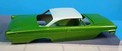 vtg Johan 1962 Chrysler 300 1/25 Model parts Body w/ Hood