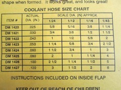 Detail Master model car part #DM 1425 – 2″ Coolant Hose (1/24) Black-3 feet