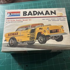 RARE Monogram Badman 1:24 Plastic Model Kit #6747 Factory Sealed 1973 Issue.