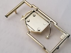 RADIATOR GRILL for Monogram Paddy Wagon 1:24 Model Kit *Cracked Headlight Mount*