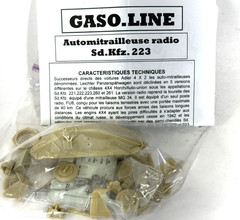 1/48 Gasoline Gaso.line Radio Car Automitrailleuse Sd.Kfz 223 WWII German