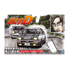 Aoshima: 1/24 Initial D – Takumi Fujiwara AE86 Trueno Comics Vol. 37 Scale Model