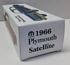 1966 Plymouth Satellite Custom Made Promo Style Model BOX ONLY NO CAR Mopar