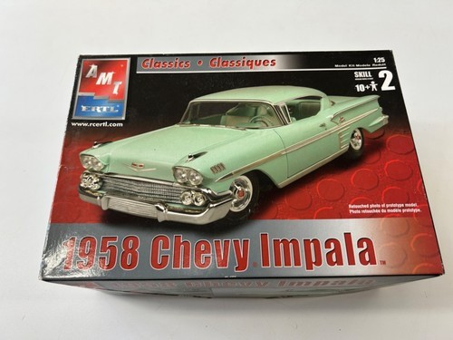 M21A AMT ERTL 1958 CHEVY IMPALA #31760 Model 1:25 New In Box Sealed