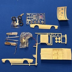 IMC 1967 Mercury Cougar Motorized Model Kit Vintage Unassembled Car