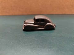 Vintage Hard Plastic 1950’s Sedan Gray 2-1/4″
