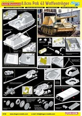 1/35 Ardelt-Rheinmetall 8.8cm Pak 43 Waffenträger Dragon #6728 Factory Seal MISB