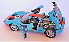 Ford GT40 Classic Custom Built Metal Model 1 18 Hot Rod 24 Race Promo Car 12