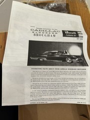 Revell Cadillac Eldorado Brougham Model Kit 1244 Vintage w/ Figures