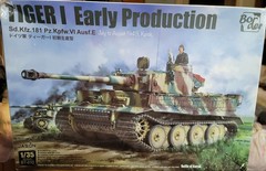 Border BT-010 1/35 TIGER I EARLY PRODUCTION SD.KFZ.181 Model Kit Tank