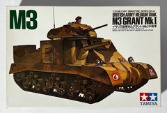 Vintage Parts Sealed Tamiya #35041 1/35 Scale British Army M3 Grant Mk I – 1983