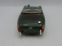 Vintage Model Car Metal 5 1/2″ Long Built 1960’s Austin Healey Sprite Green