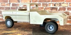 Resin 1/24 Scale: 15-inch “Budd 5-Hole Truck” Dually Wheels W/ Commercial Tires
