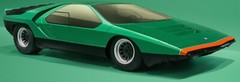 Race Car Classic Vintage Gandini’s Custom Concept Racer Racing Built Model