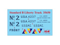 ICM 35650 – Standard B “Liberty”, WWI US Army Truck – 1:35 Scale Model Kit