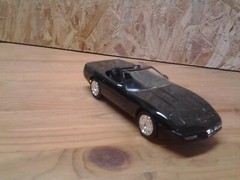 1995 Corvette Convertible AMT Dealer Promo #6655 in Black w/original box