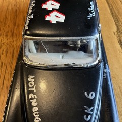 Built Model Car, Chevy Vintage Style short track Race Car, 1/25 Scale