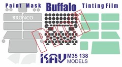 1:35 Paint Mask Canopy for scale model Buffalo MPCV Bronco CB35100 CB35101