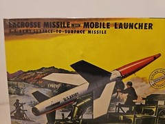 Revell Authentic Kit #H-1816 Lacrosse Missle With Mobile Launcher Model Kit NISB