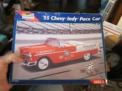’55 Chevy Indy Pace Car Kit #85-2496 Factory Sealed 1:25 NIOB