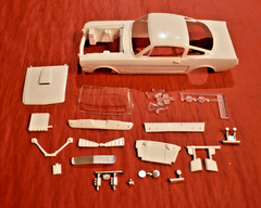 Monogram 1966 Shelby Mustang GT-350 Body Parts 1/24
