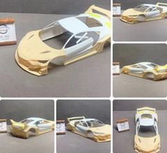 Resin 3D Printed 1/24-1/25th Honda NSX New LB Wide Body Kit Unpainted Model Toys