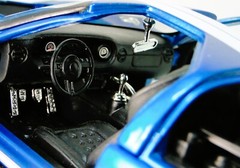 Ford GT40 Race Car Classic Custom Built Concept 18 Model 12 Carousel Blue 1:24