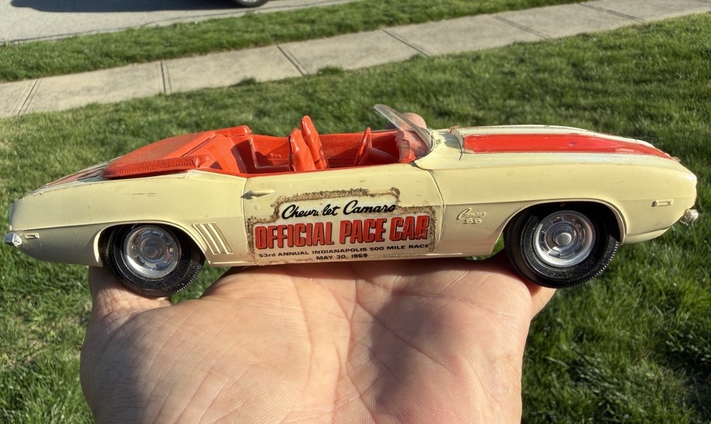 VTG 1969 Chevrolet Camaro SS Indianapolis 500 Pace Car Dealer Promo Model Toy